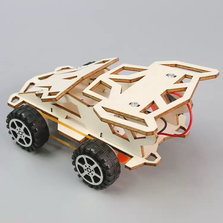 DIY Wooden Mini Race Car Kit | Hand-Assembled | Safe Material | STEM Toy for Kids